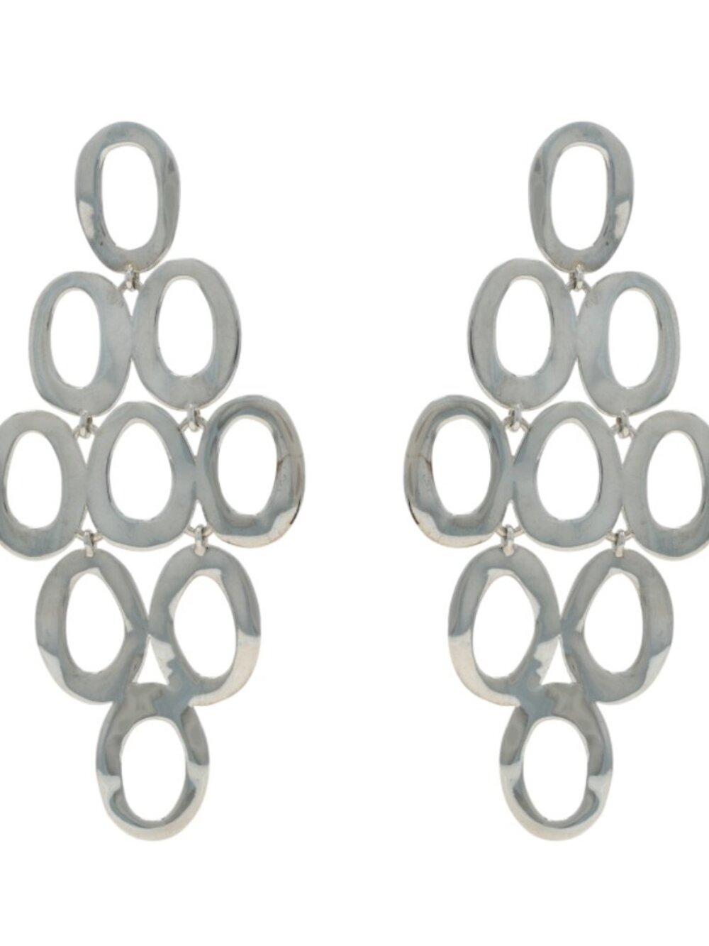 Ippolita Classico Open Cascade Drop Earrings - Sterling Silver 925 Pierced